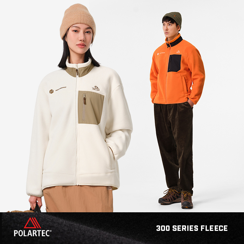 Pelliot Windproof Warm Plartec Fleece Jacket Jacket Coat New Outdoor Hiking Mountain Stand Collar Fleece Winter Jacket Standard