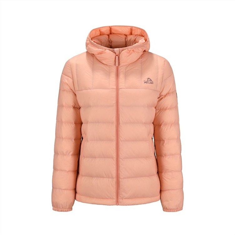 New Release Women's Down Jacket Puffer Jackets Standard Bomber Jacket Knitted Ladies Winter Coats Hooded Light Plus Size Regular