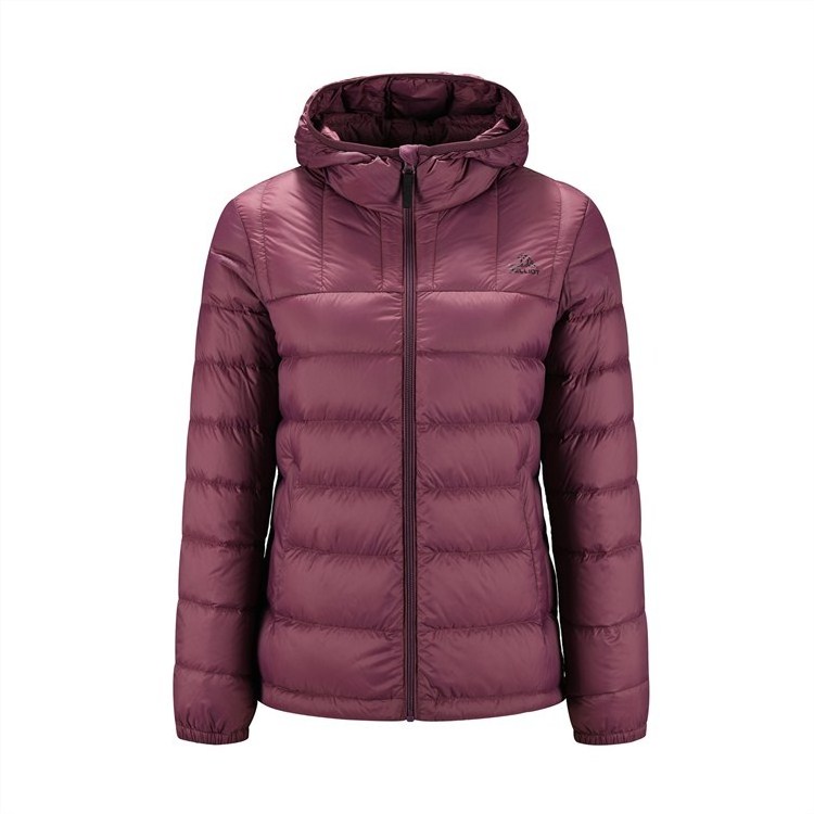 New Release Women's Down Jacket Puffer Jackets Standard Bomber Jacket Knitted Ladies Winter Coats Hooded Light Plus Size Regular