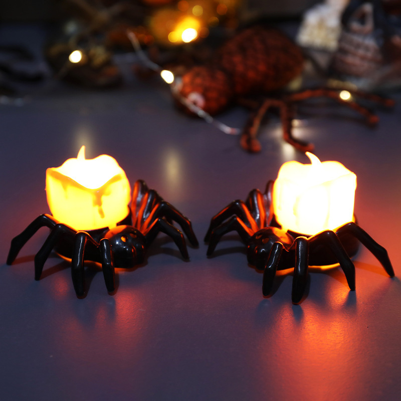 Halloween decoration led candle light pumpkin spider lights