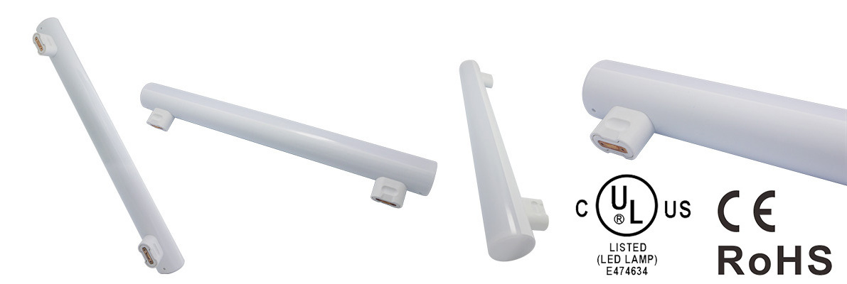 Indoor lamp S14s S14d 16w 100-277V AC Frosted PC cover led s14 bulb 1000mm length Tube light S14 lamp