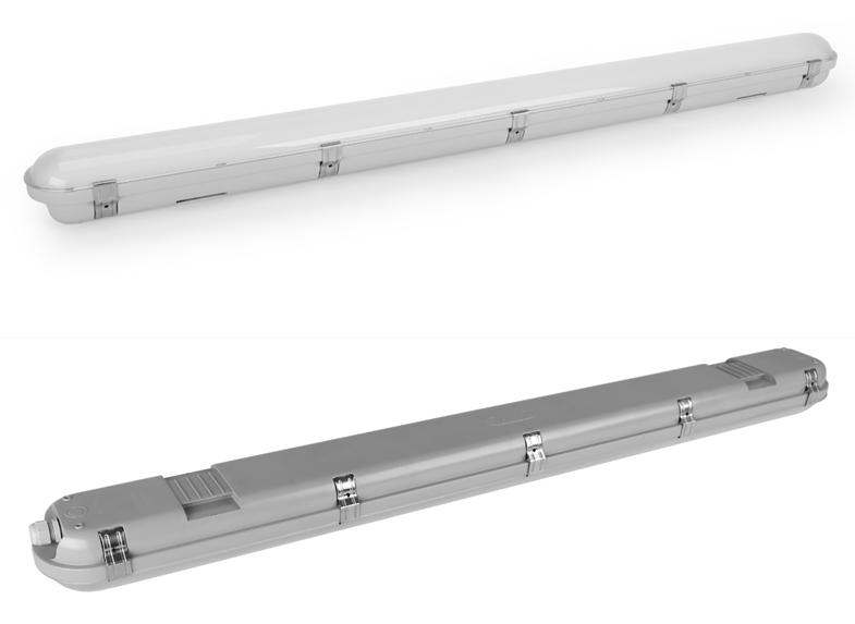 60w IP66 4 feet Motion Sensor LED Tube Light Ceiling Batten Fluorescent Replacement led ip65 tri-proof light