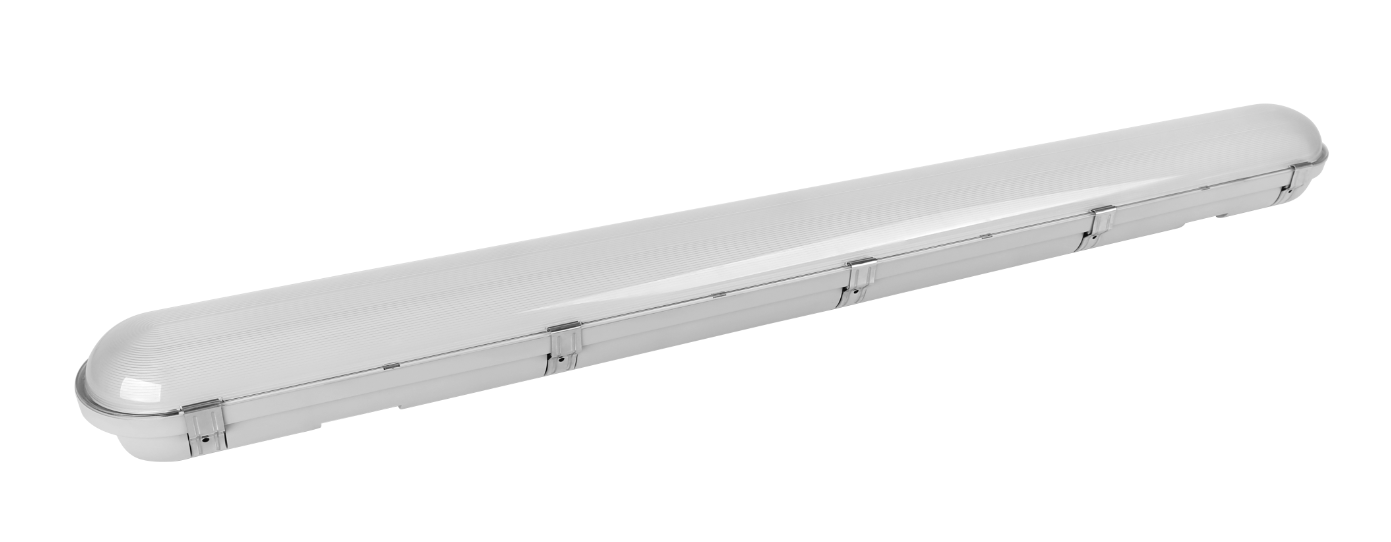 50W 4FT 120cm LED Twin Batten Tube Light Surface Mount or Hanging 4000lm Clear Cover 6000K led ip65 tri-proof light