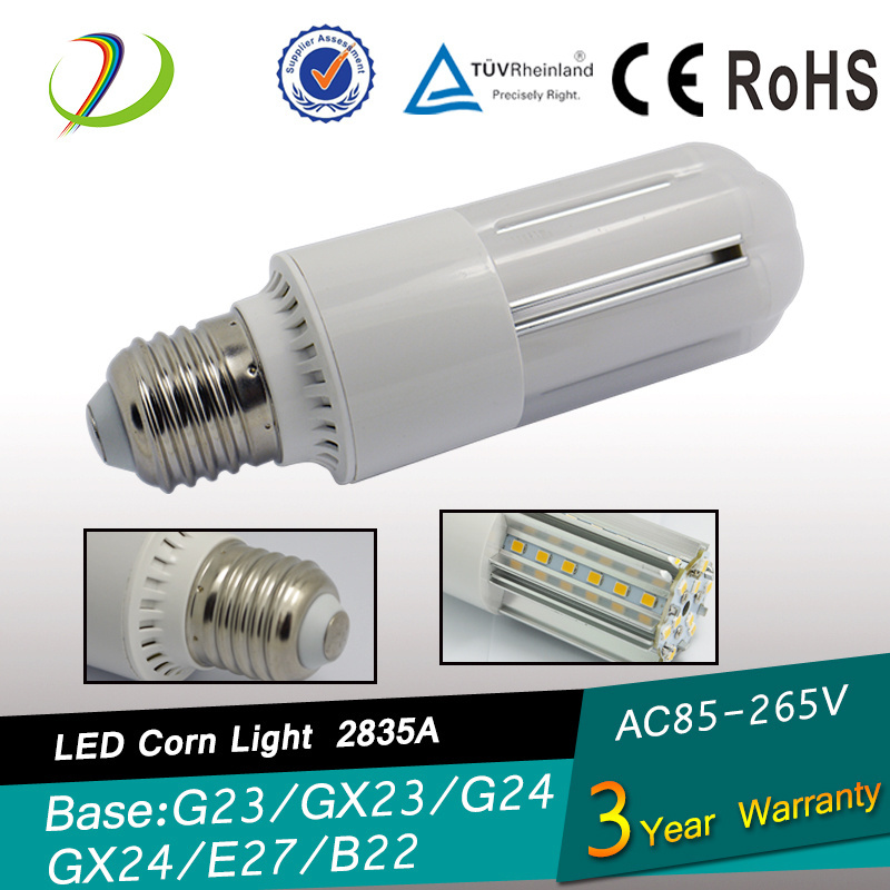 6W 8W 10W 12W LED light bulb with reliable quality G24/GX24/G23 GX23/E27/E26 LED corn light indoor lighting bulbs