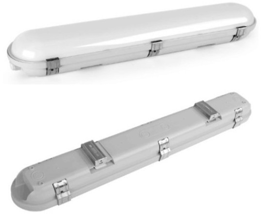 New product ideas 2ft 4ft 20W IP65 tri proof led linear batten 2400lm lighting LED tri-proof light