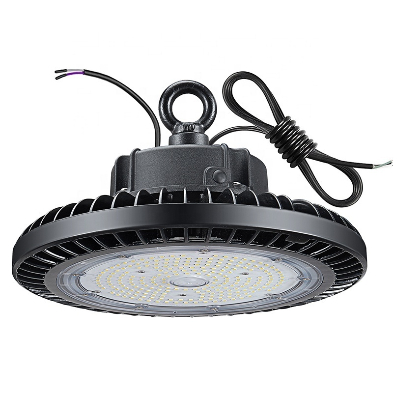 Shenzhen Seven Rainbow Factory 277V 347V  UFO LED 200W 5000K Daylight Quality High Bay LED Shop Light for Barn Gym Supermarket