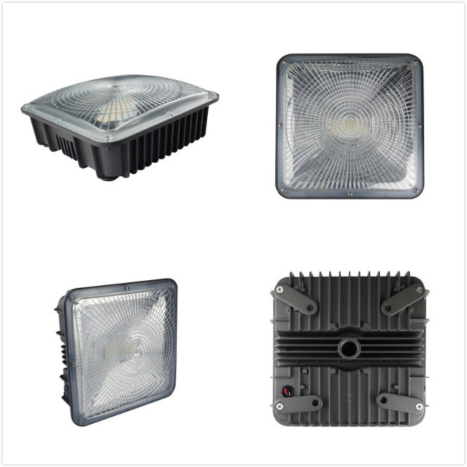 ETL Dlc listed aluminum housing 50w 75w 100w led petrol for sale gas station gasoline lamp lighting 100 watt led canopy light