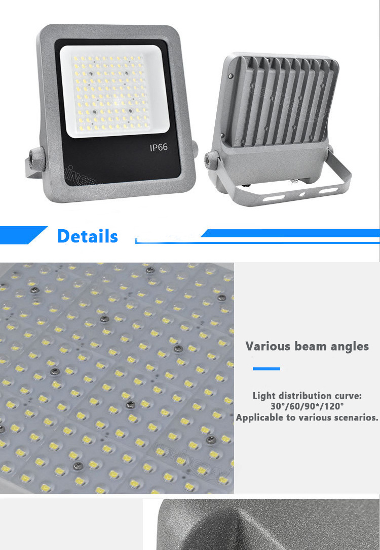 Portable Outdoor Stadium 50w 150w 200w 300w 400w 500w IP65 Led Flood Spotlight Lighting