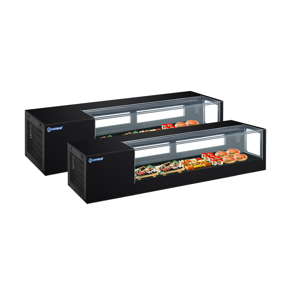 Bolandeng  Three Glass Doors Display Refrigerator Commercial Refrigerator Pepsi Refrigerator -Black