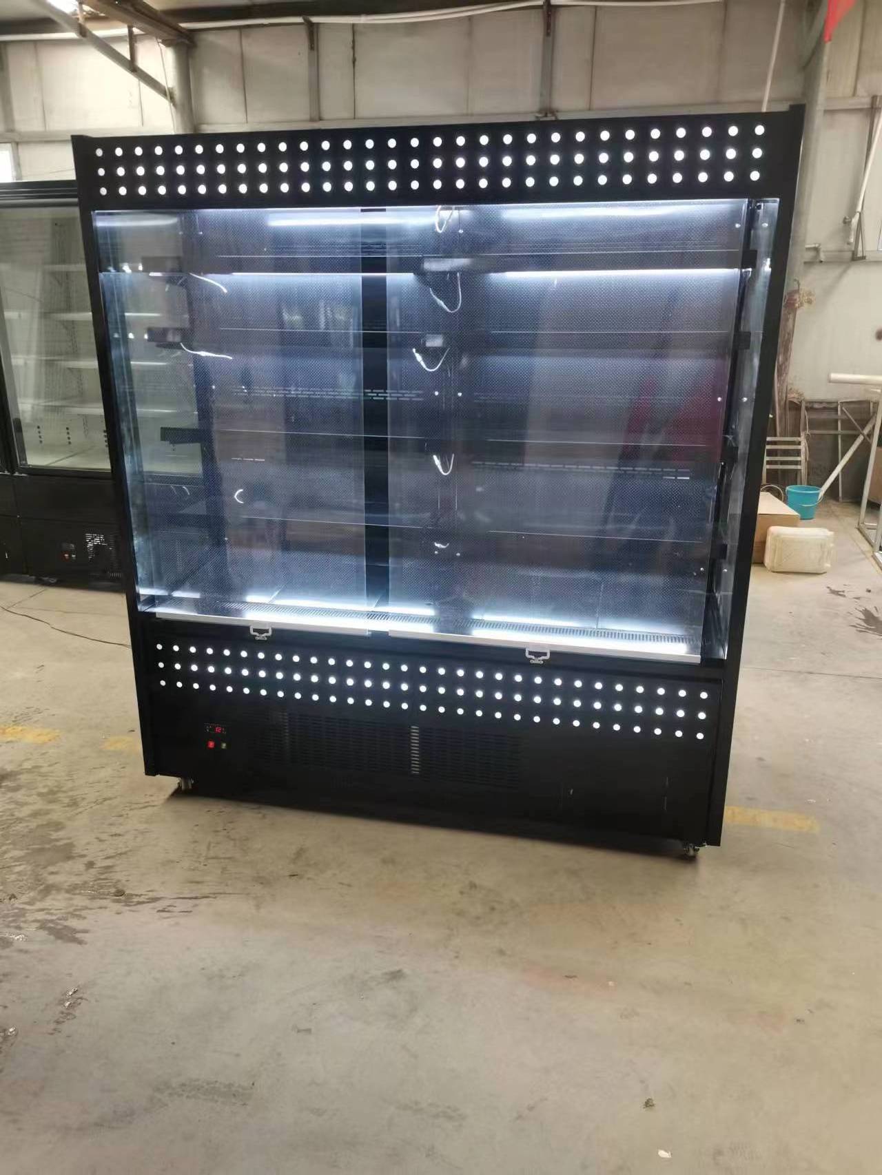 Bolandeng commercial upright multideck  showcase fridge freezer Vegetables refrigerator fruit refrigerator