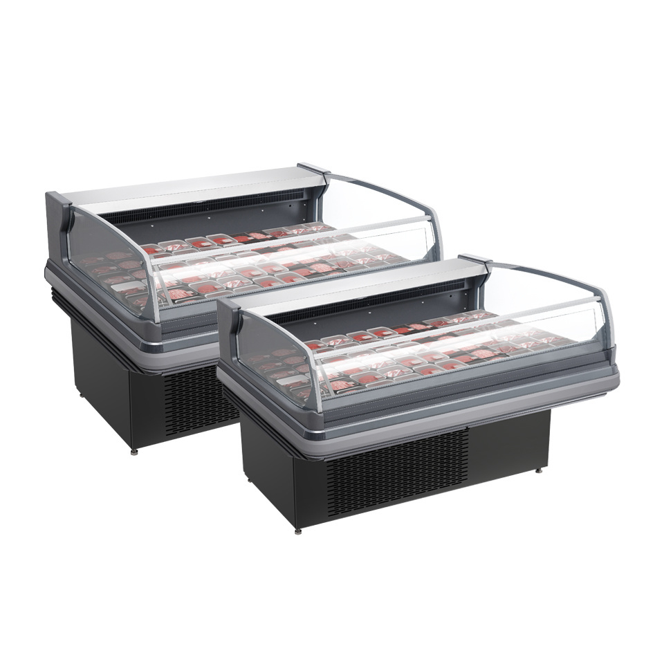 Bolandeng Single-Temperature Meat Chiller Refrigerator Display Case for Meat Display