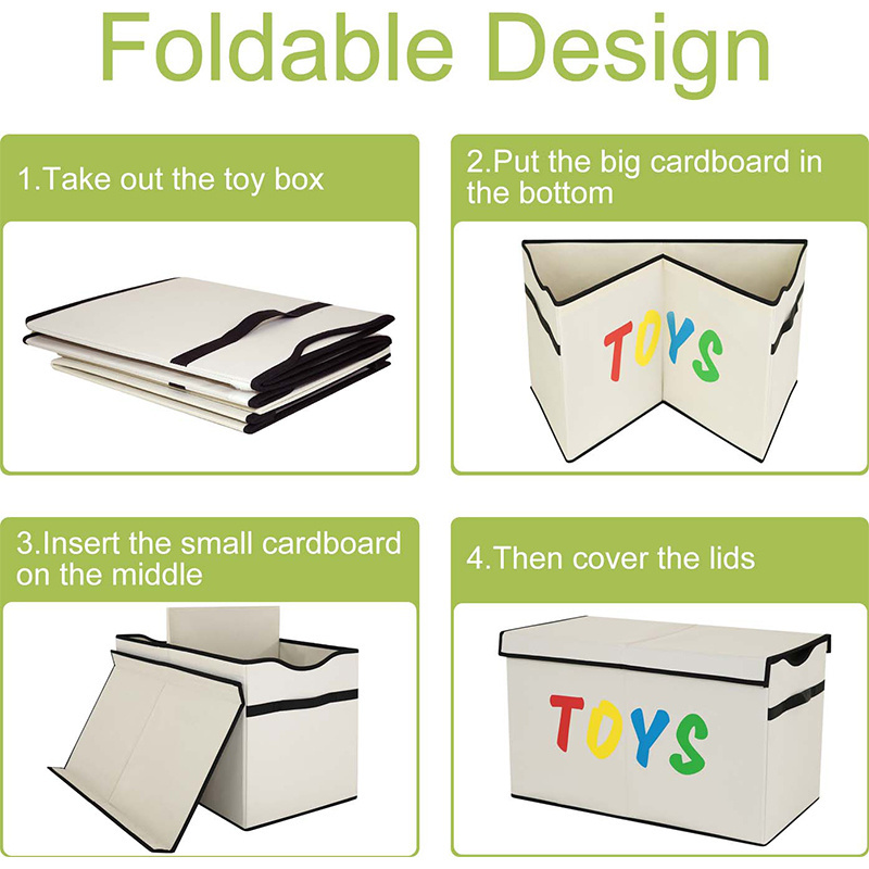 Big Promotion Foldable Toys Cube Storage Bin Clothes Kids Basket Toy Storage Organizer 1 Pack