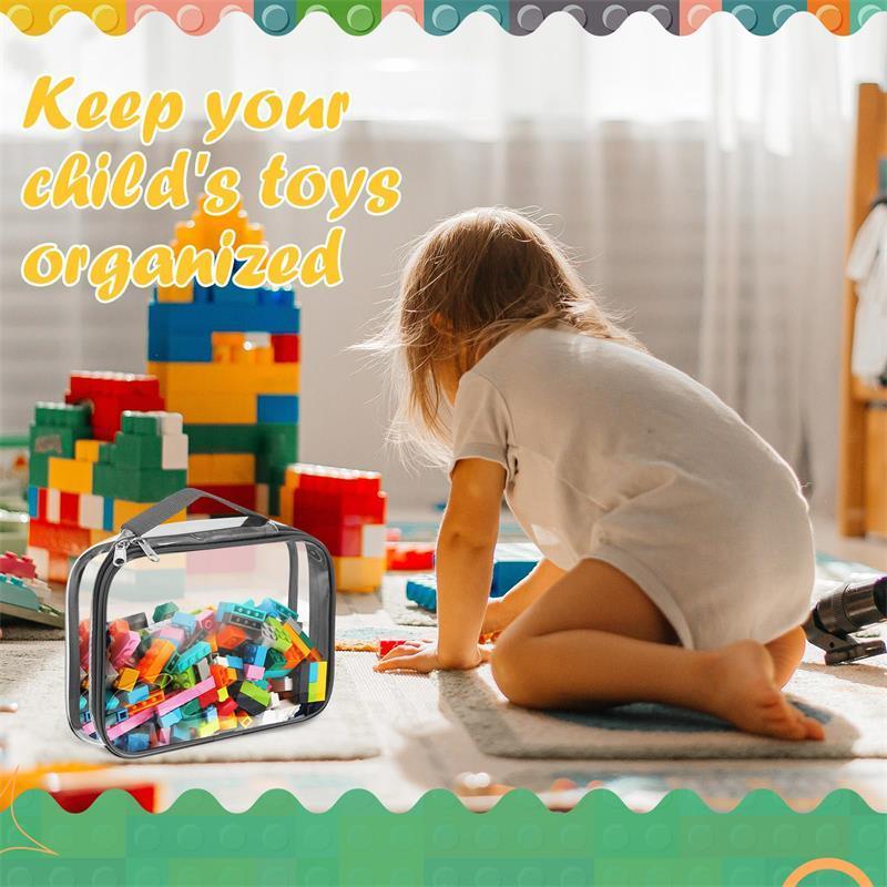 Transparent Child-Friendly Toy Organizer with Board Game Storage Neatly Arrange Your Playthings & Games