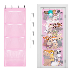 Over the Door Hanging Organizer Wall Mounted Mesh Storage Bag  Kid Children Toy Hanging Bag