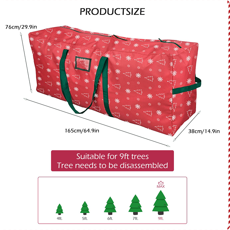 Garage Organization Christmas Tree Storage Bag for Neat and Tidy Holiday Decorations