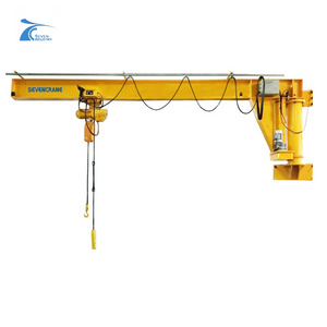 Best Price 1t 2t 3t 5t wall mounted jib crane with electric hoist