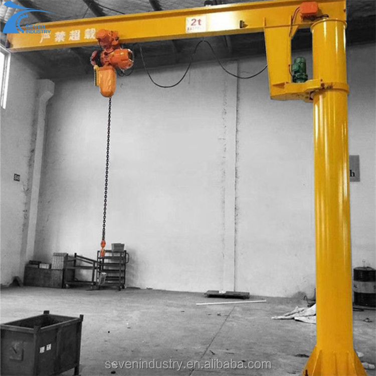 Hydraulic pedestal telescopic boom crane marine telescopic hydraulic ship Jib crane for sale