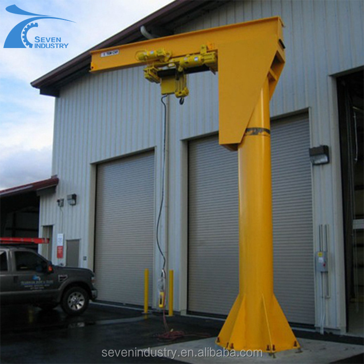 Hydraulic pedestal telescopic boom crane marine telescopic hydraulic ship Jib crane for sale