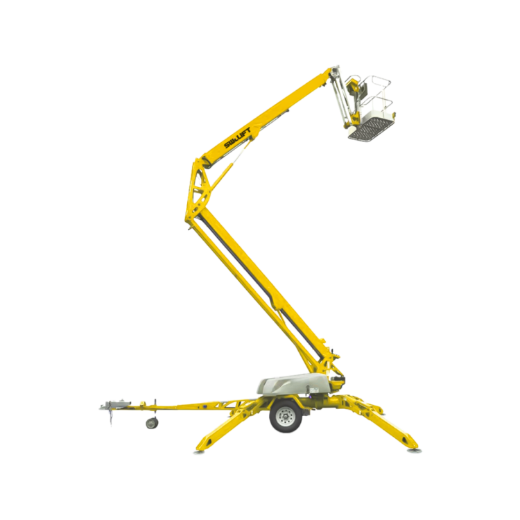 6m-22m hydraulic trailer telescopic articulated cherry picker spider towable boom lift aerial work platform for sale