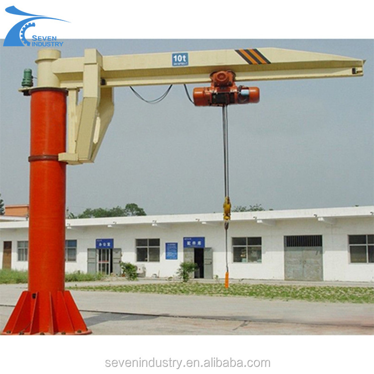 Hydraulic pedestal telescopic boom crane marine telescopic hydraulic ship Jib crane for sale