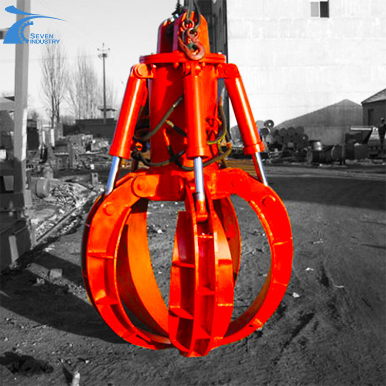 Waste Grab Bucket Crane Clamshell Grab Overhead Crane 5 ton Grab and Hook Crane