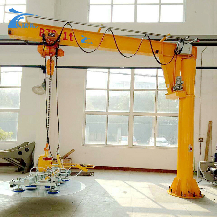 2 3 Ton Jib Crane Price Design Calculation, Portal Portable Column Used Jib Crane 500Kg 1000Kg For Sale