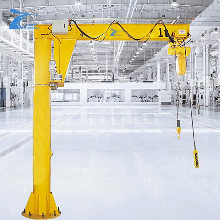 2 3 Ton Jib Crane Price Design Calculation, Portal Portable Column Used Jib Crane 500Kg 1000Kg For Sale