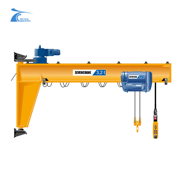 BX Light Duty Slewing Arm 500 kg Wall Mounted Jib Crane for Lifting