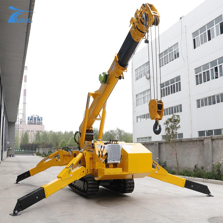 1 Ton 3 Ton 5 Ton 8 Ton Spider Crane Telescopic Boom Mini Crawler Mobile Crane mini crawler crane