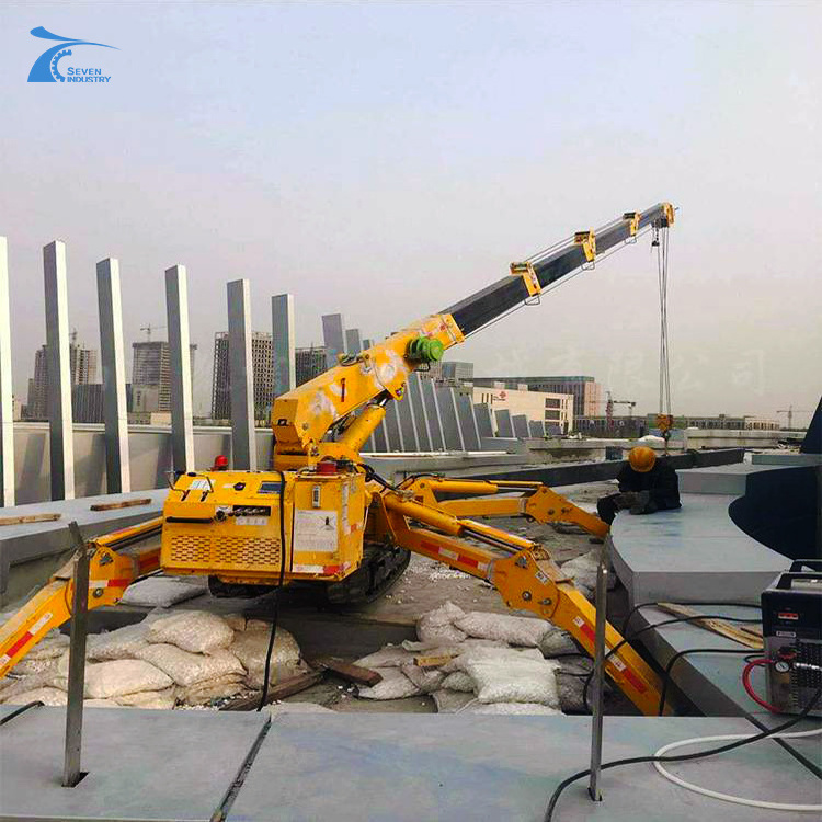 1 Ton 3 Ton 5 Ton 8 Ton Spider Crane Telescopic Boom Mini Crawler Mobile Crane mini crawler crane