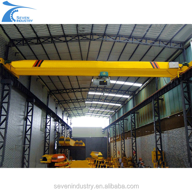 4T Industrial Electric Single Girder Overhead Crane With Electric Hoist