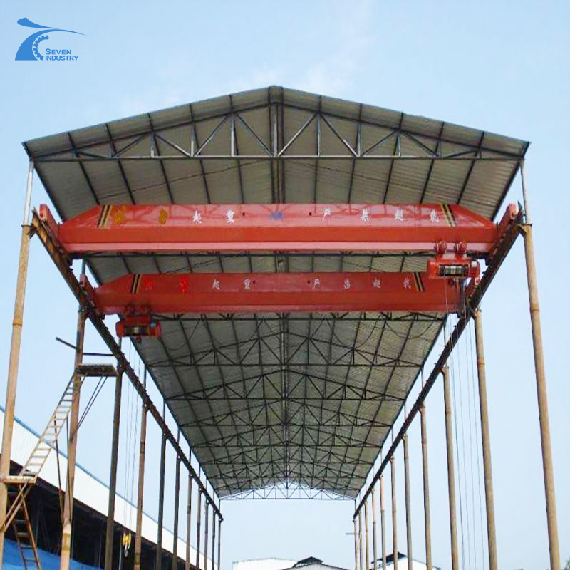 4T Industrial Electric Single Girder Overhead Crane With Electric Hoist