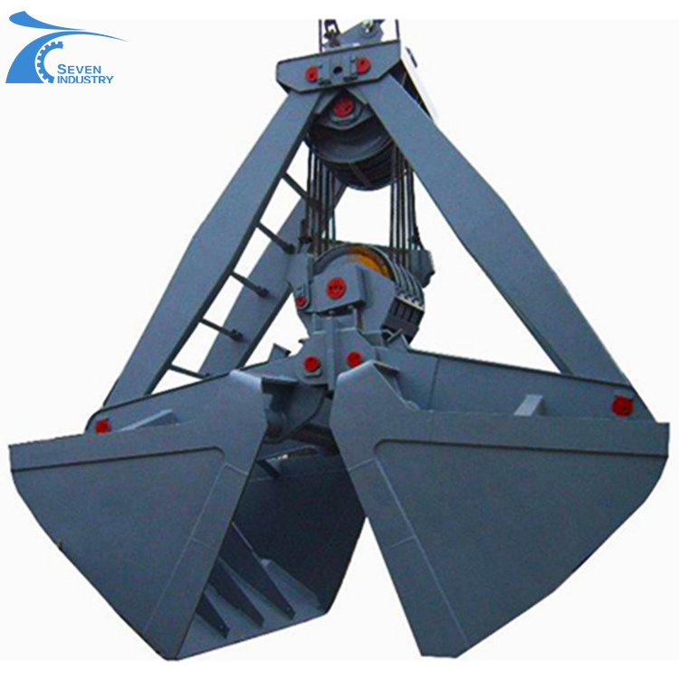 Waste Grab Bucket Crane Clamshell Grab Overhead Crane 5 ton Grab and Hook Crane