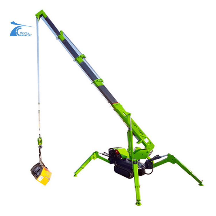 1 Ton 3 Ton 5 Ton 8 Ton Spider Crane Telescopic Boom Mini Crawler Mobile Crane mini crawler crane