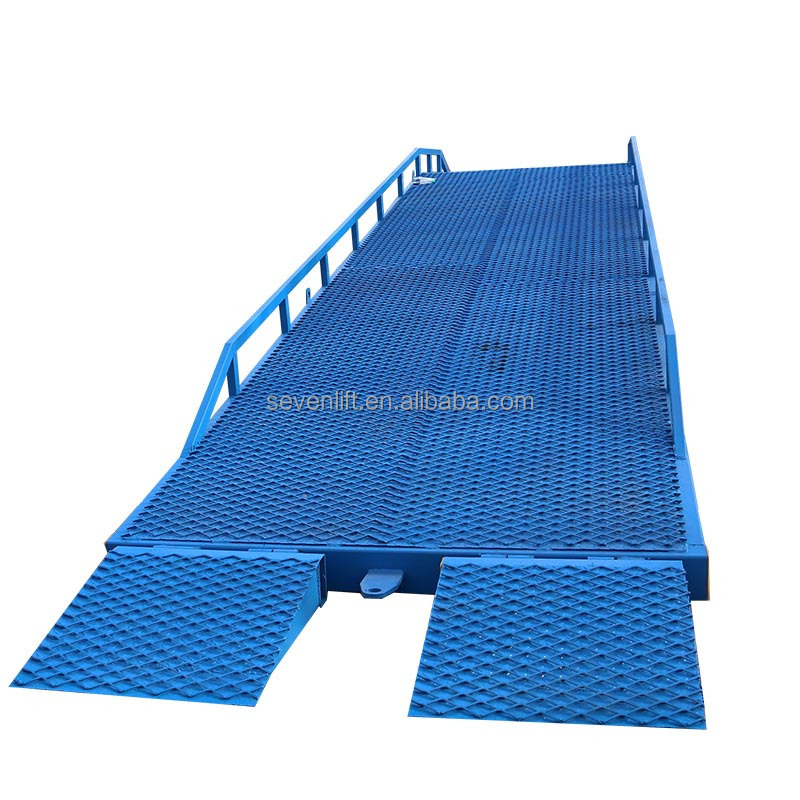 6-15t sea container two offloading hydraulic truck fixed hydraulic container load dock ramp electric unloading ramps