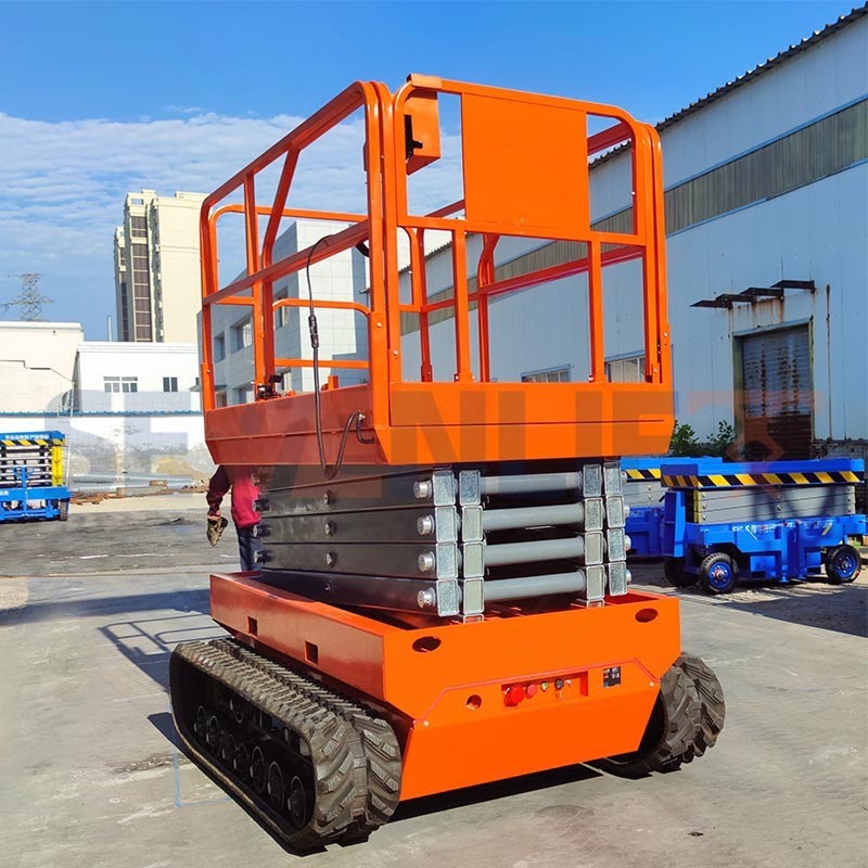 Self-propelled electric plataforma elevadora aerial work platform man lift hydraulic scissor lifts