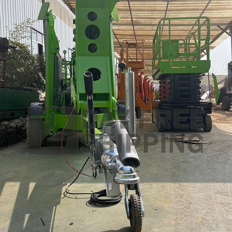 60 ft electric lift trailer cherry picker crawler hydraulic tow pickup truck self propelled articulated boom crane lift for sale