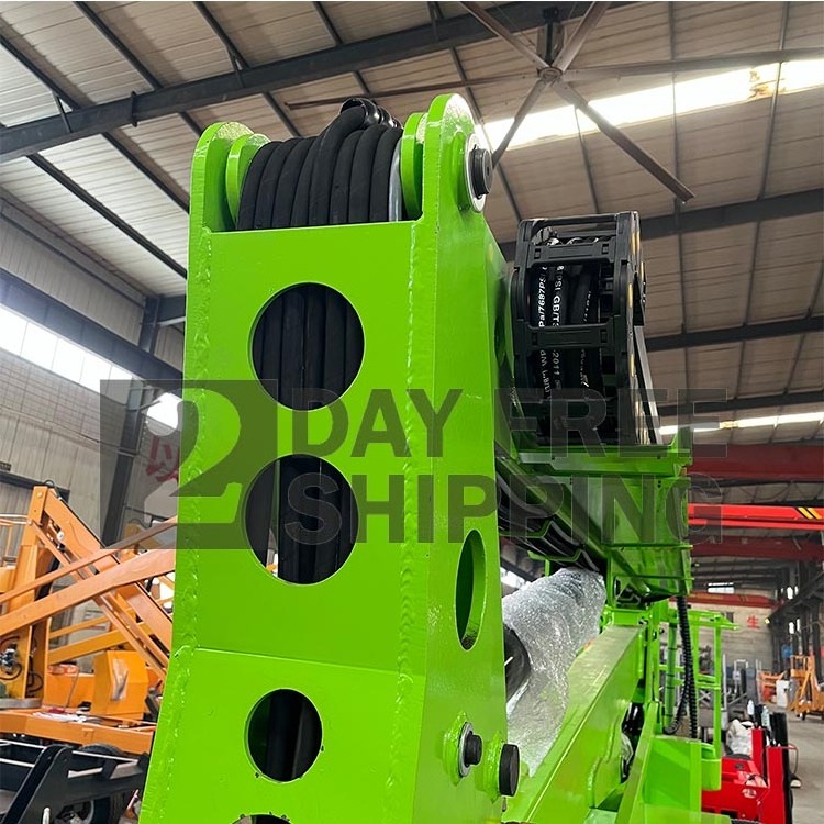 boom electric basket towable hydraulic arm truck lifts platform aerial work man spider lift for articulated elevator lift