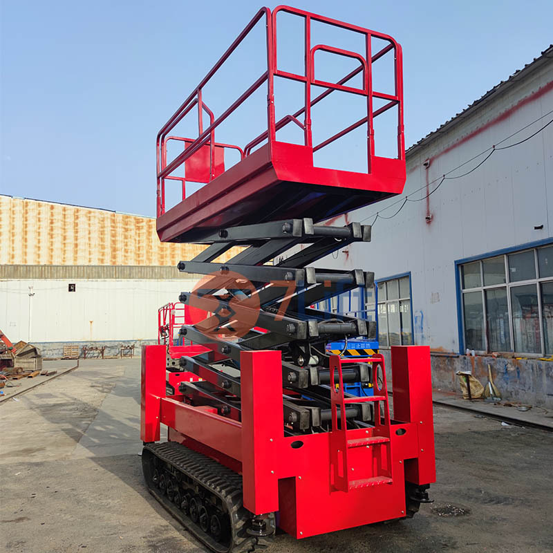 Self-propelled electric plataforma elevadora aerial work platform man lift hydraulic scissor lifts