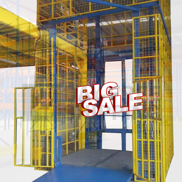 1 ton hydraulic lifting outdoor small residential freight vertical material cargo lift elevator prices made in China