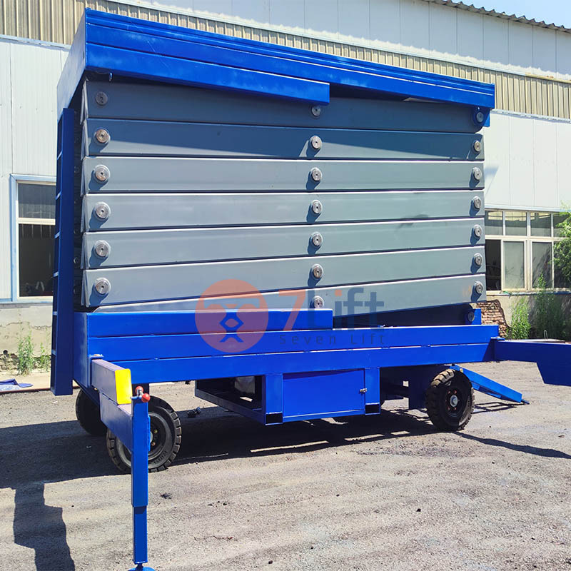 4m 6m 8m 10m 12m 14m 16m outdoor towable trailer small platform diesel manual lightweight hydraulic mobile electric scissor lift