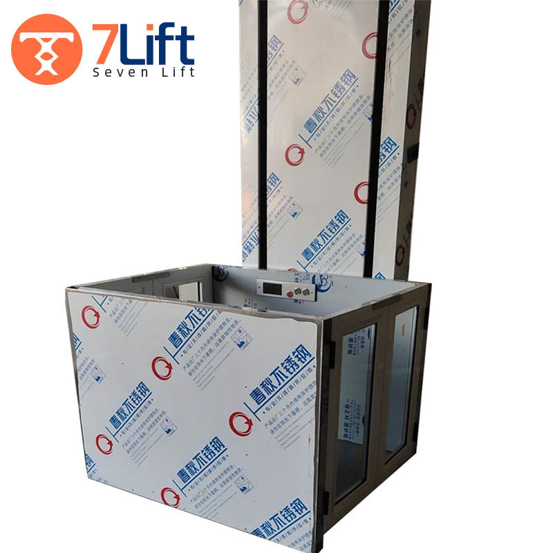 CE certification small outdoor vertical platform lift dumbwaiter motor