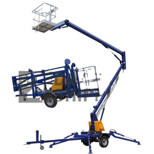 Germany hydraulic aerial platform nacelle elevator towable bucket cherry picker 20m aerial man lift boom lift