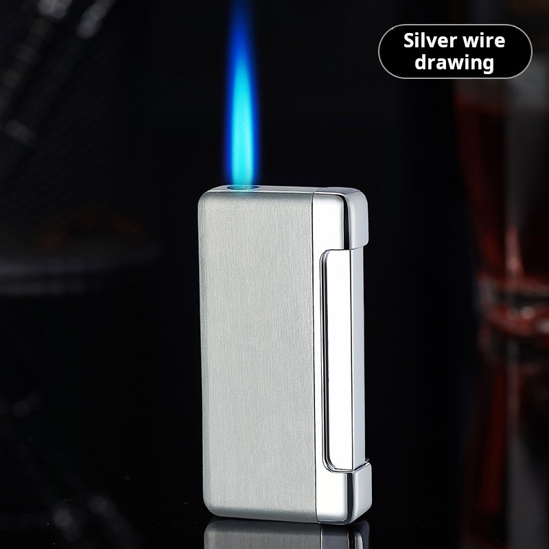 Blue Flame Windproof Lighter Compact and Lightweight Ideal Promotional Gift