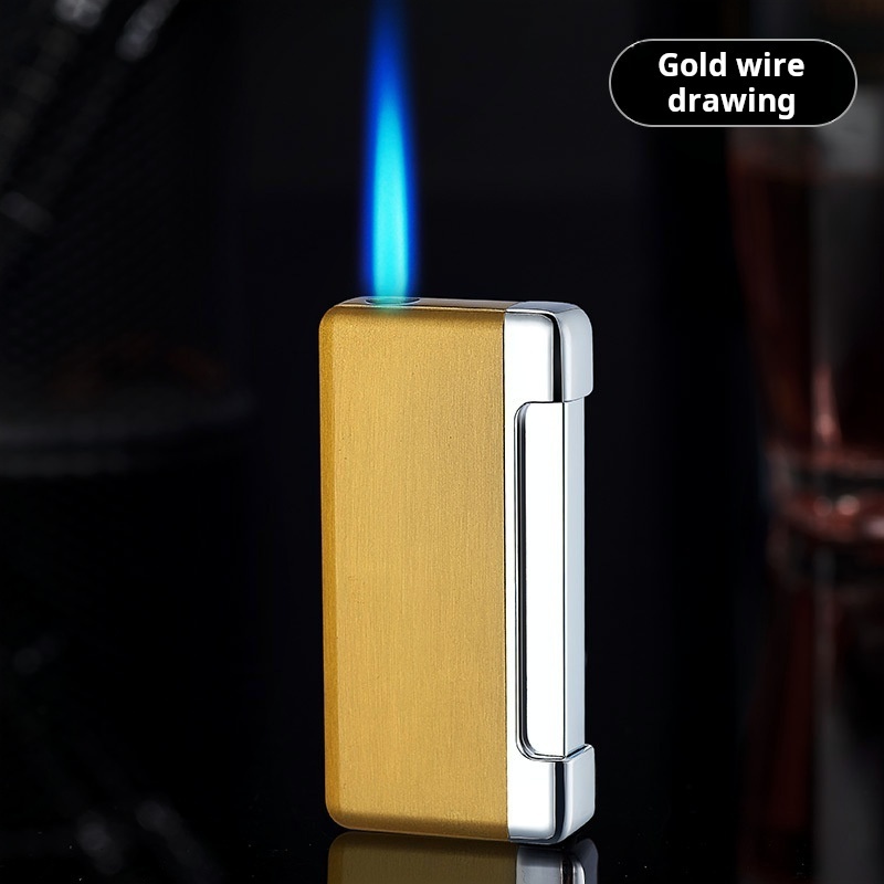 Blue Flame Windproof Lighter Compact and Lightweight Ideal Promotional Gift