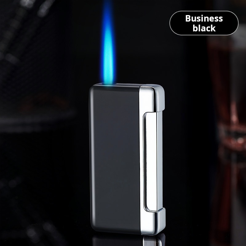 Blue Flame Windproof Lighter Compact and Lightweight Ideal Promotional Gift