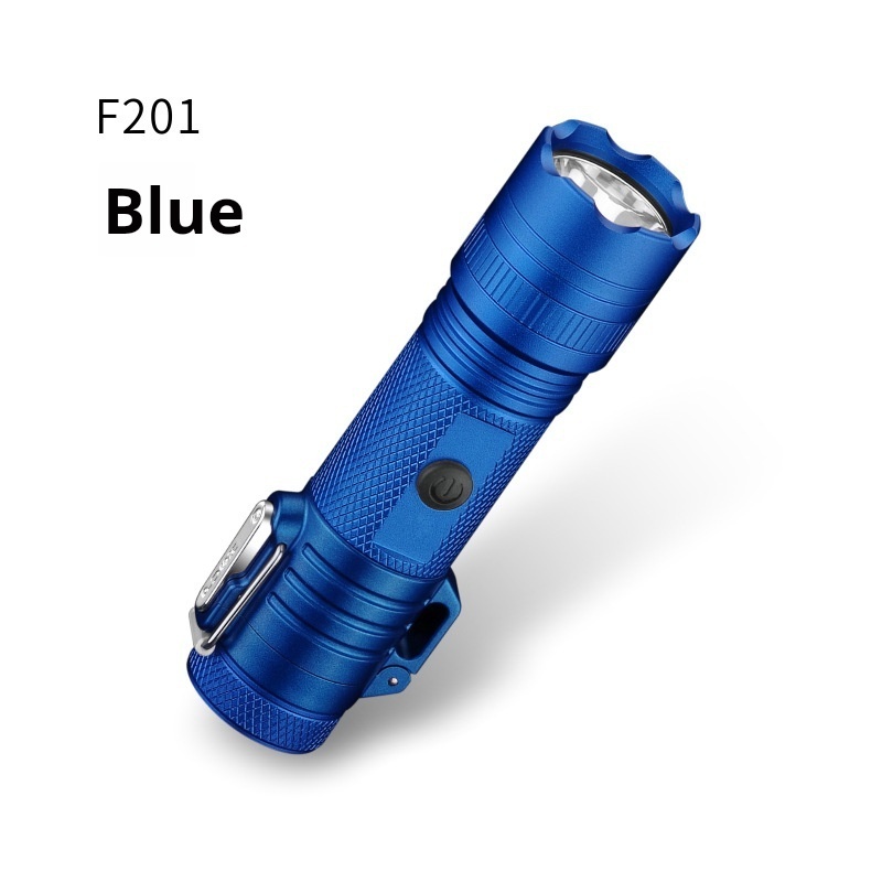 Multifunctional Outdoor Flashlight Lighter with Sealed Waterproof USB Charging and Dual Arc Lighter