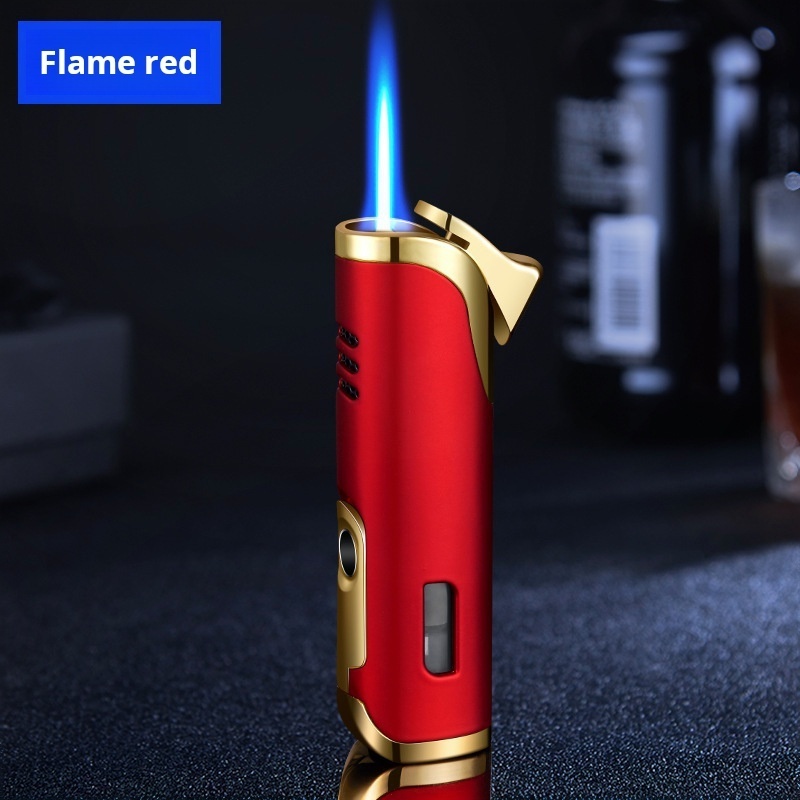 Compact and Windproof Torch Lighter for Cigar Enthusiasts