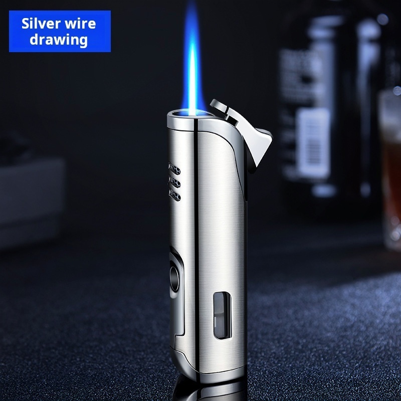 Compact and Windproof Torch Lighter for Cigar Enthusiasts