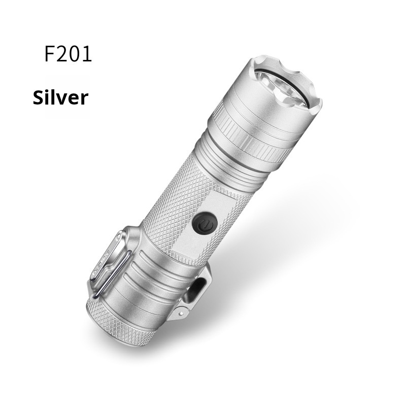 Multifunctional Outdoor Flashlight Lighter with Sealed Waterproof USB Charging and Dual Arc Lighter